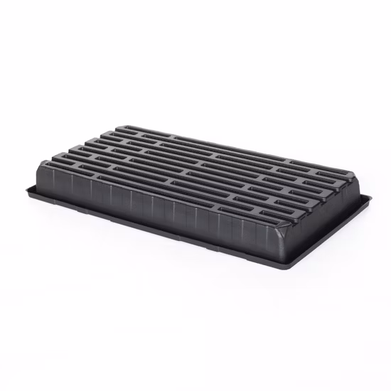 Heißer Verkauf wiederverwendbare PS-Kunststoff-Samenkeimungsschale 50, 72, 128, 200 Zellen Sämlingssteckerschalen Samenstart und -vermehrung